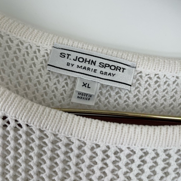 Vintage St. John netted Crop Top - Picture 6 of 7